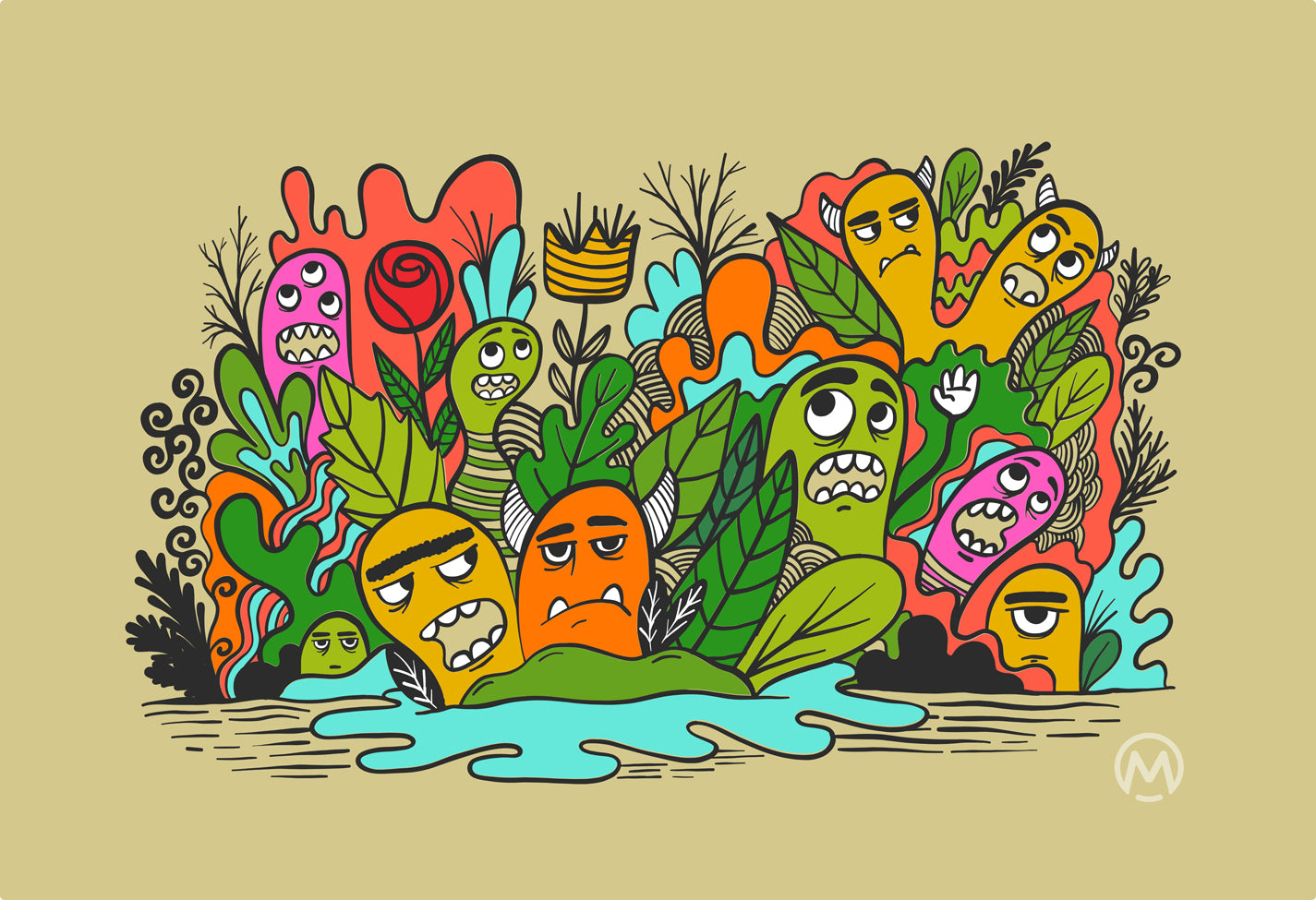 Monsters In The Garden